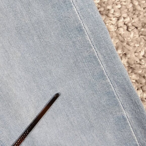 Levis Wedgie Jeans Women 24‎ (Fits 23x26) Blue Skinny Button Light Wash Denim - Picture 5 of 15